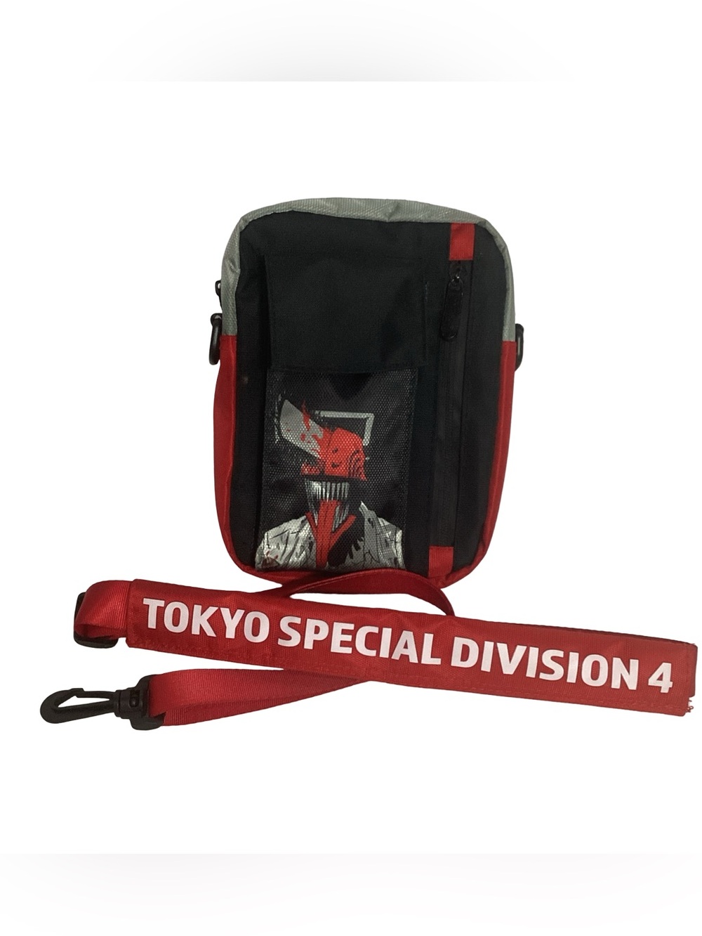 BIOWORLD Chainsaw Man Crunchyroll Anime Tokyo Special Division 4 Crossbody Bag